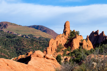 Fototapeta premium Garden of the Gods on a Spring Day