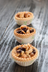Maple Caramel Cashew Nut Tarts