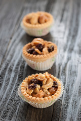 Maple Caramel Cashew Nut Tarts