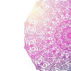 Mandala vector illustration.