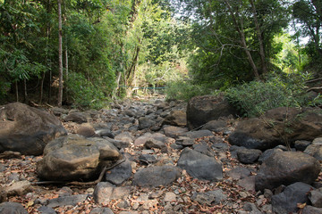 Than Mayom Waterfall , Koh Chang, Thailand