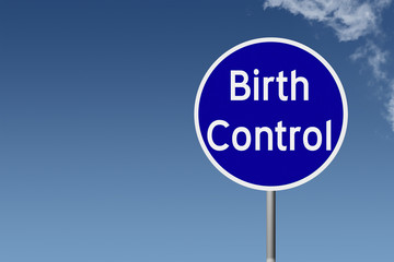sign with text Birth Control