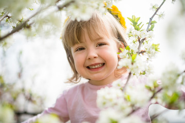 Flower girl portrait