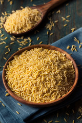 Raw Organic Orzo Pasta