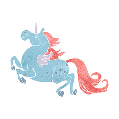 Unicorn Pegasus Vector Illustration