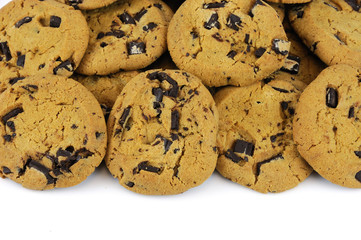 close up on Chocolate cookies