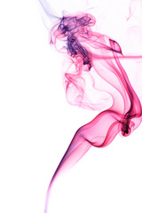 Obraz na płótnie Canvas Abstract colored smoke from aromatic sticks.