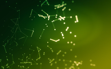 Abstract polygonal space low poly dark background