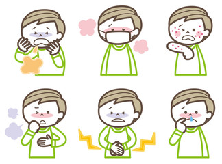 子供　病気　セット