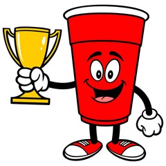 Party Cup with a Trophy
