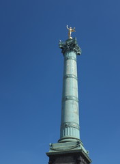 Colonne de Juillet, Place de la Bastille, Paris.