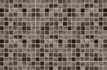 Fototapeta premium Grey and black mosaic wall texture and background..