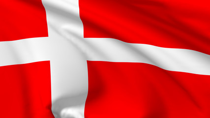 Fototapeta premium Flag of Denmark