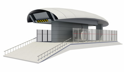 Illustration of Cableway Station