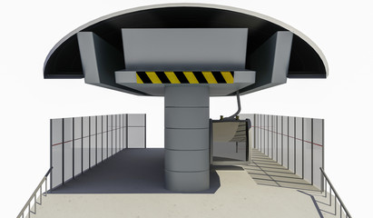 Illustration of Cableway Station