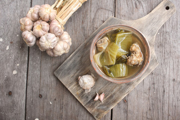 Pickled cabbage soup chinese food