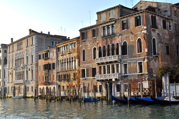 Fototapeta na wymiar Venise, Italie, canal