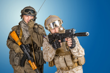 Two special force soldiers