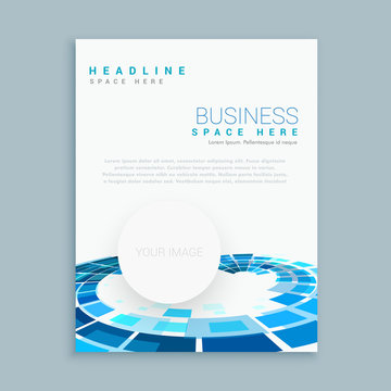 abstract business brochure template
