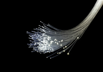 fiber optics background © tiero