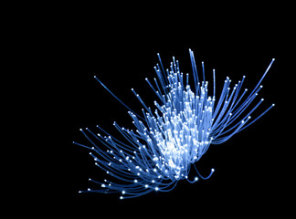 fiber optics background
