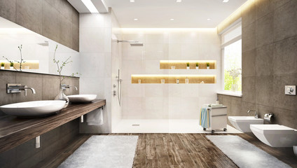 Big and beautiful bathroom