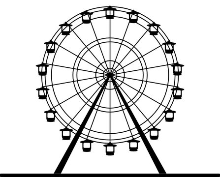 Silhouette Riesenrad