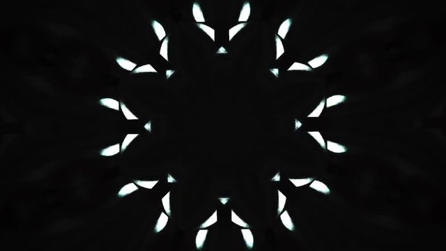 Fractal Caleidoscopio Abstracto Geometrico con Colores
