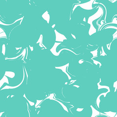 Seamless turquoise marble background