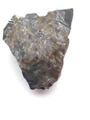 shungit on a white background