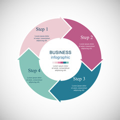 Vector infographic template