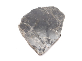 muscovite black on a white background