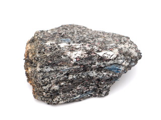 kyanite on a white background