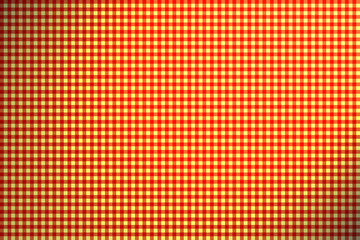 Tischdecke gelb rot