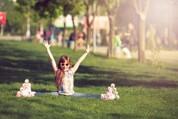 girl in the park.