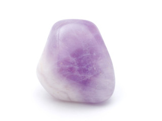 amethyst on a white background
