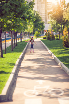 girl in the park.