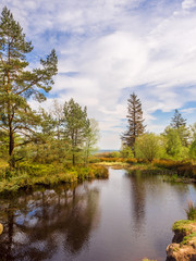 Fototapeta premium The main Tarn Area at beacon Fell Country Park, Lancashire, UK