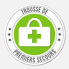 Logo trousse de premiers secours.