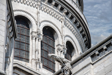 montmartre Paris dome cathedral detail