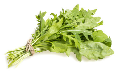 Rucola isolated on a white background