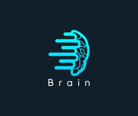 Obraz premium Brain logo