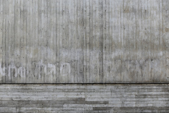 Concrete Wall Grungy Background Lines Texture
