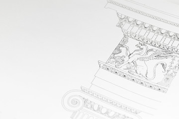 architectural drawing - detail column