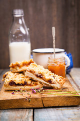 pie with milk