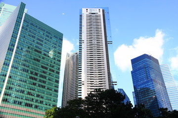 Fototapeta premium Skyscrapers in Singapore