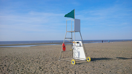 Rettungsschwimmer, Stuhl, Strand