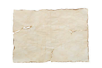 Obraz premium sheet of old paper on a white