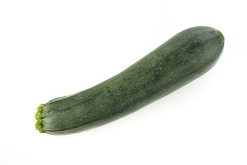 Fresh Green Zucchini / High resolution image of fresh green zucchini on white background shot in studio
