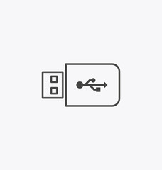 Usb flash drive icon.